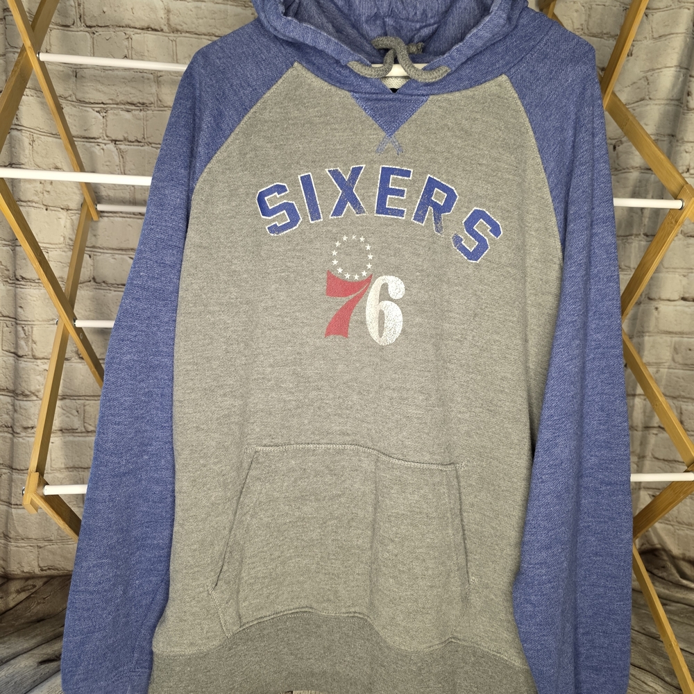 47 Blue and Gray Sixers Sweatshirt